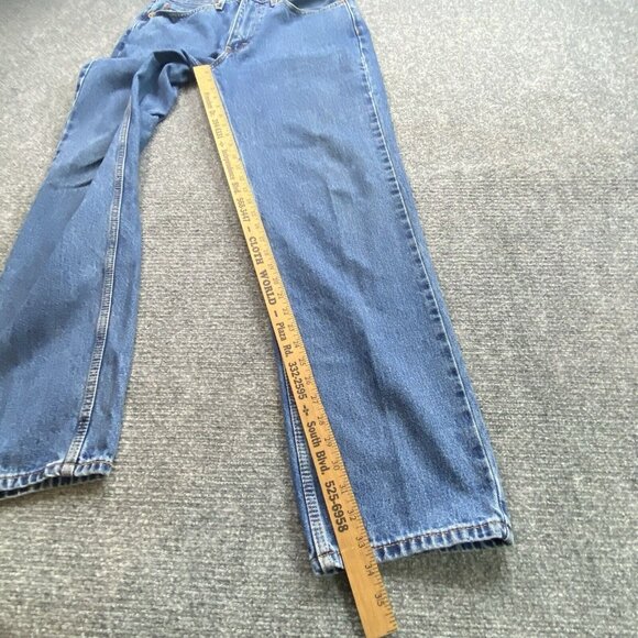 Levis 550 Jeans Mens 34x34 Blue Relax Fit Straight Workwear Demin Causal - Picture 3 of 15